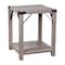 Flash Furniture 17.5 W, 17.5 L, 22 H, Engineered Wood, Gray Wash ZG-036-GY-GG - alternate 4